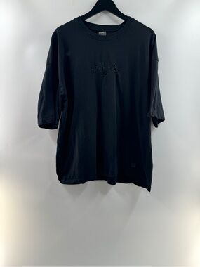 Saints Studio Black Embroidered Oversized T-Shirt – Men’s 3XL